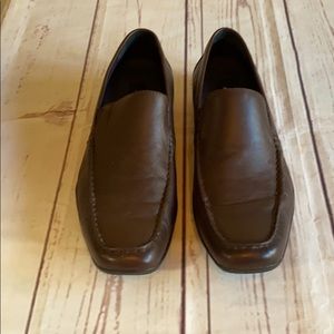 ALFANI Mens Brown Leather Oxford shoe size 12